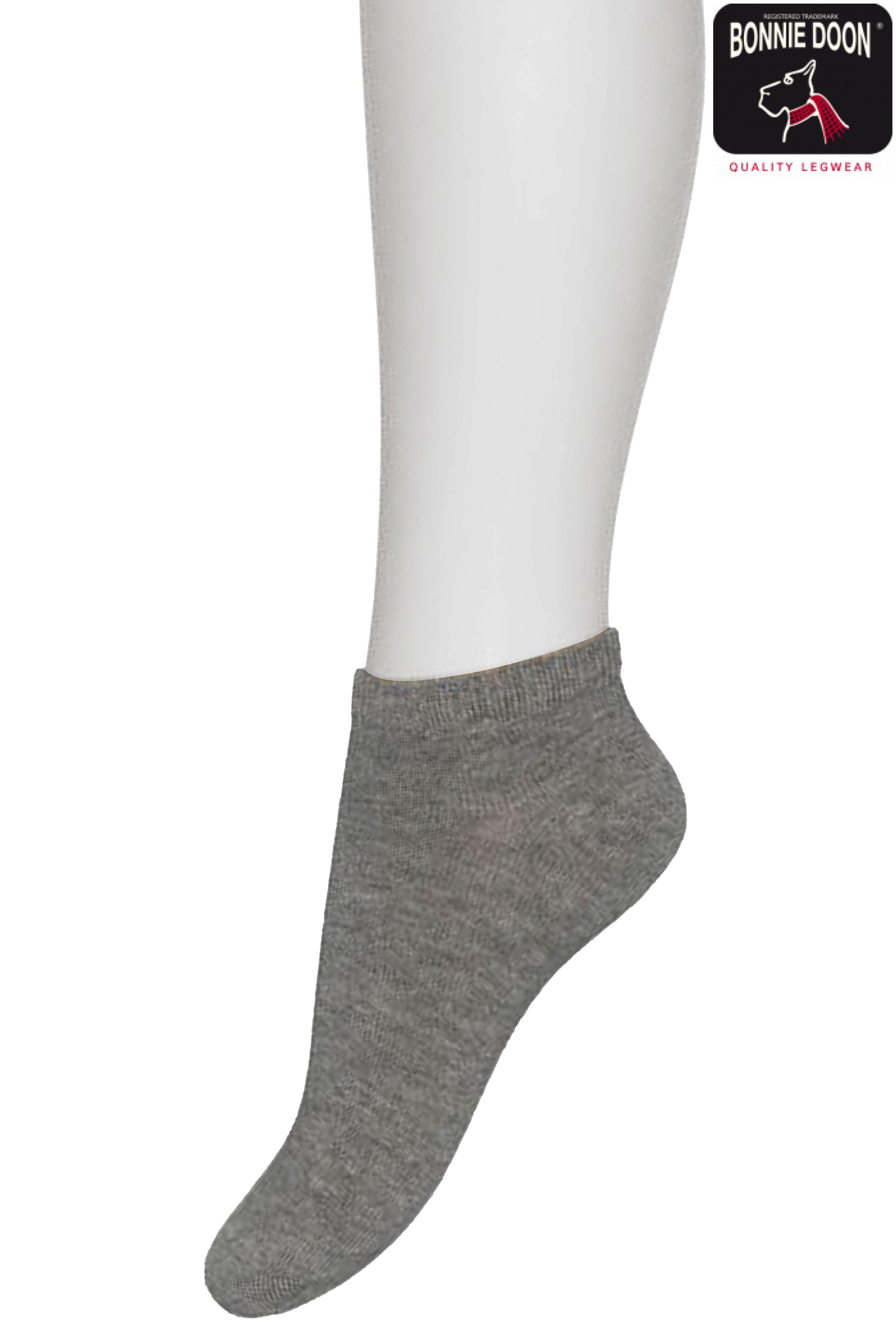 Cotton Short Sock Light grey heather