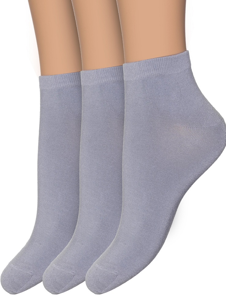 Bamboo Short Sock (3 paar) Mineral