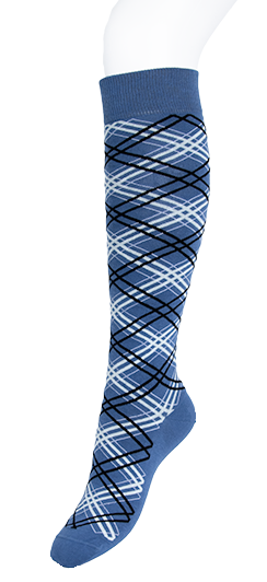 Tartan Knee High Blue