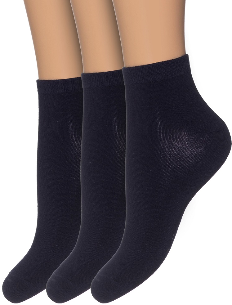 Bamboo Short Sock (3 paar) Navy