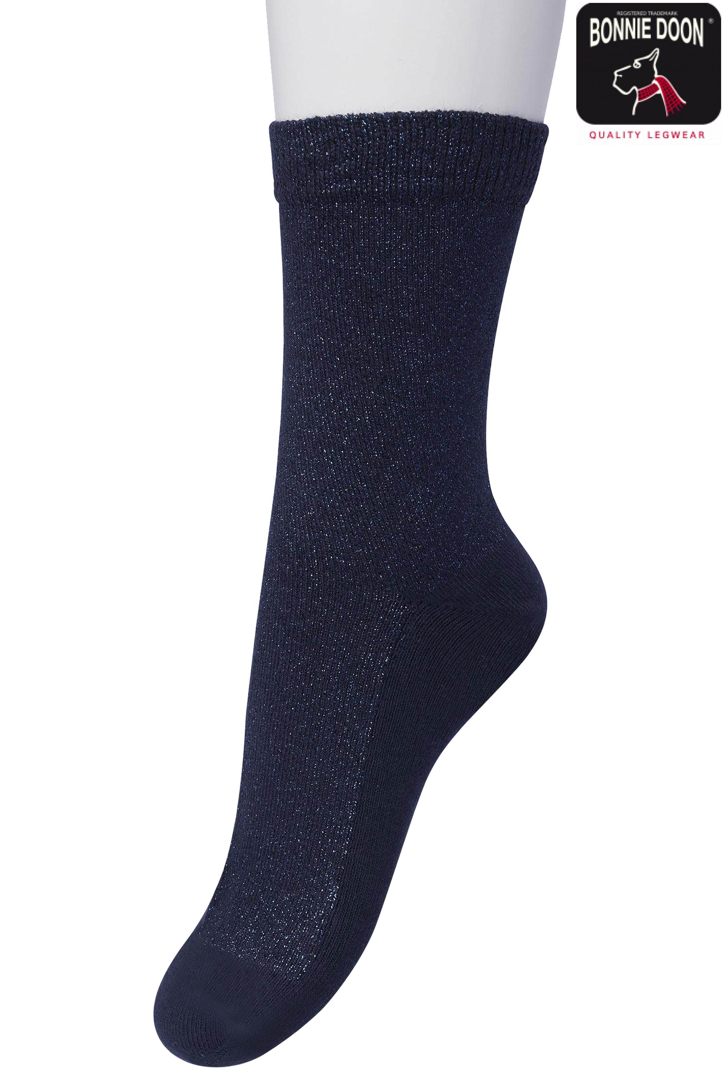 Cotton Sparkle sock Dark blue