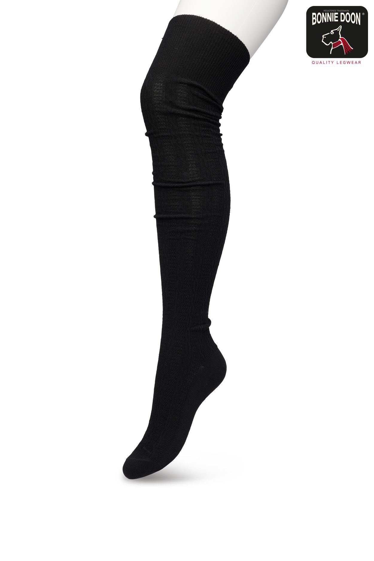 Classic Cable Over Knee Sock Black | 36-42 | Black | P53498.101.106
