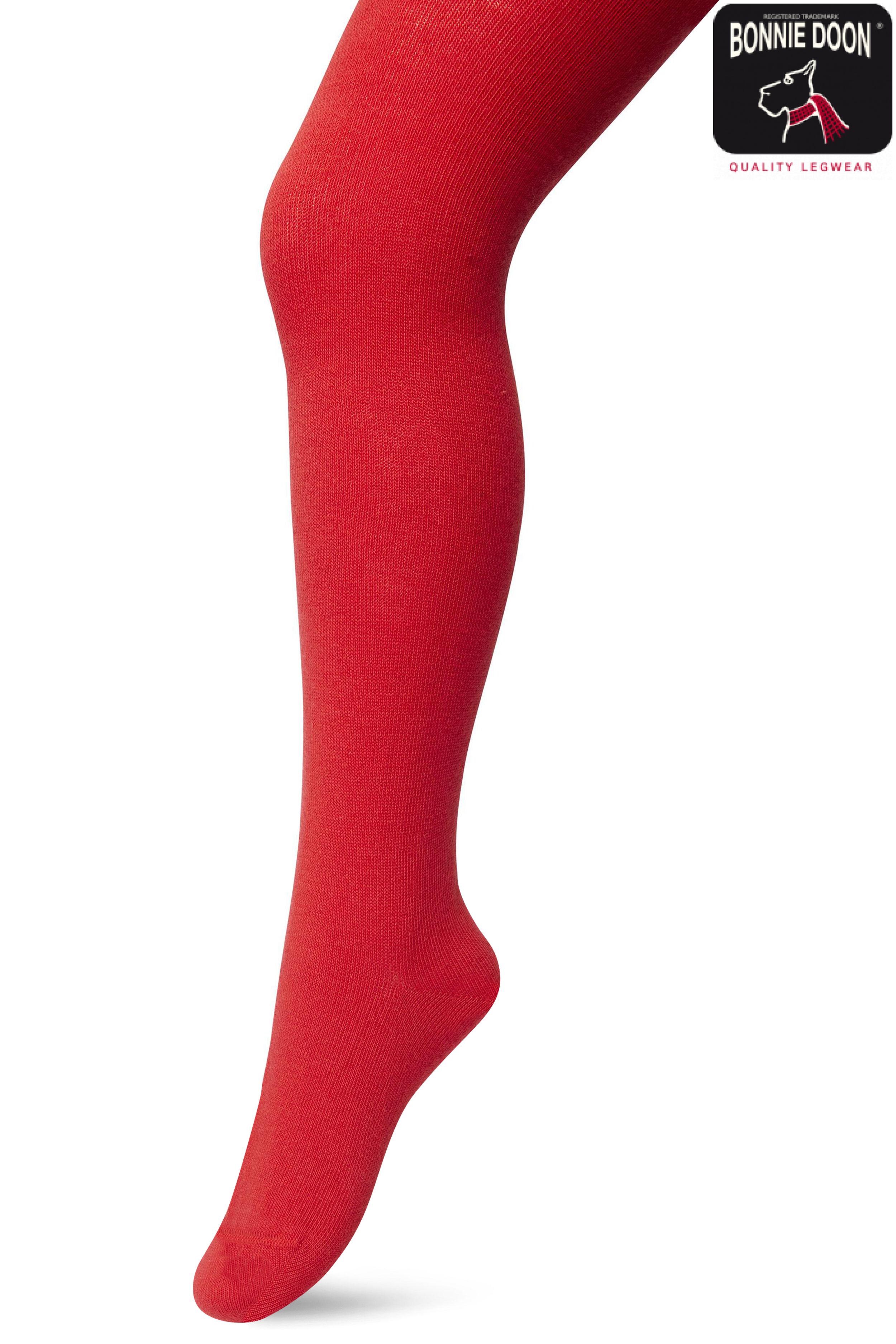 Bio Cotton tights Southern fish red