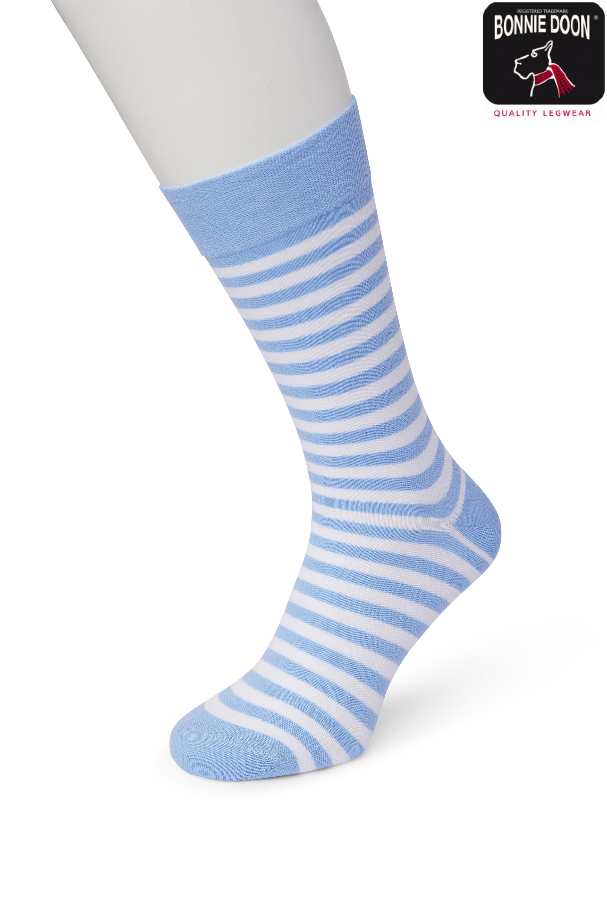 Basic Stripe sock Powder blue