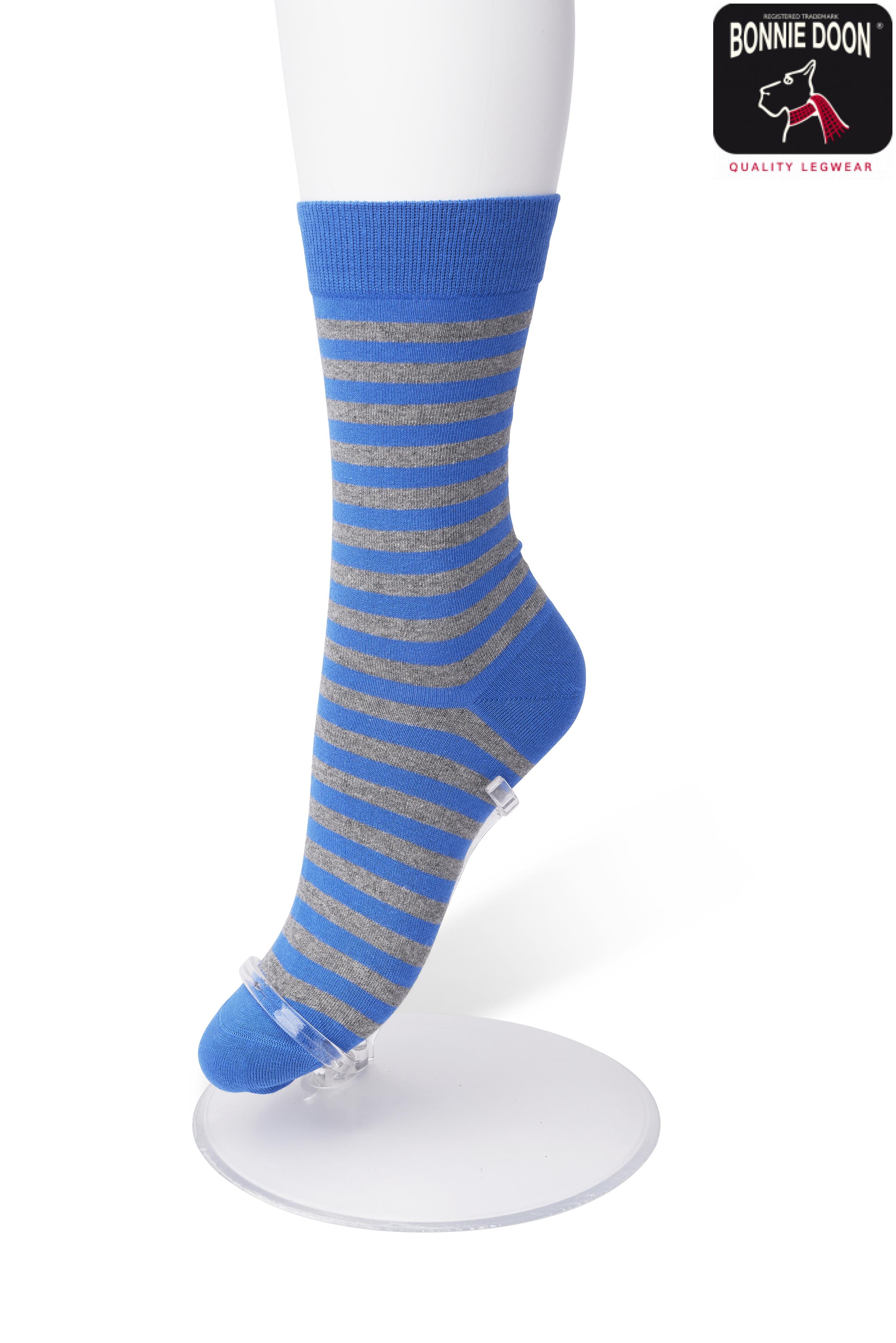 Basic Stripe Sock Strong blue