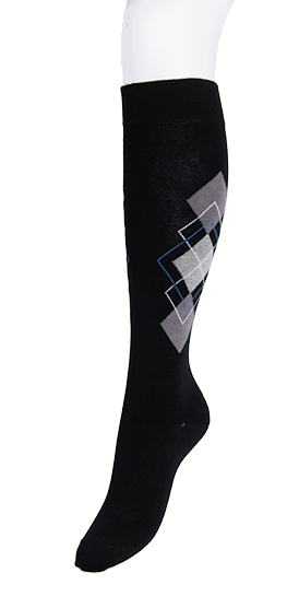 Rhombus Fun Knee high Black