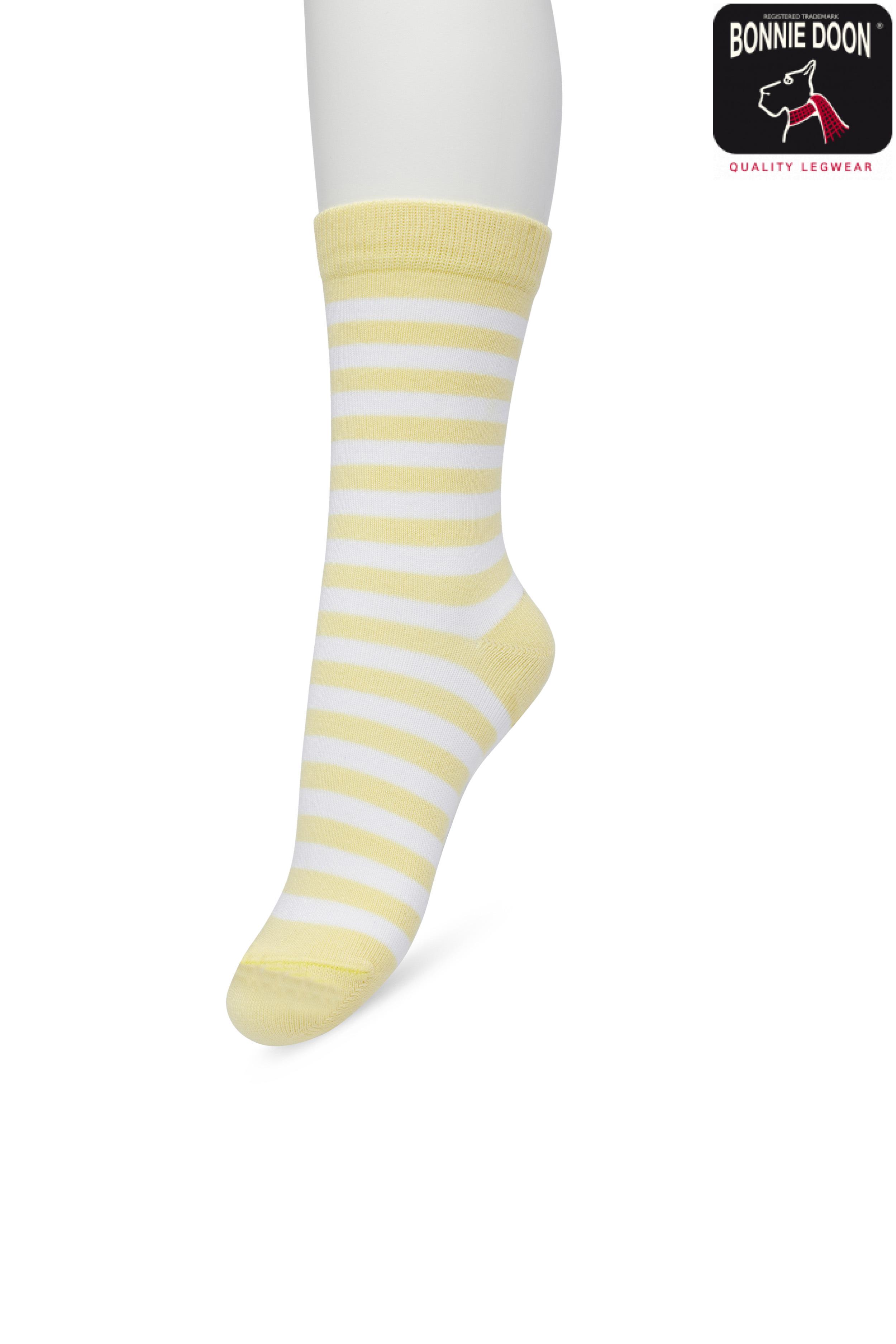 Basic Stripe sock Custard