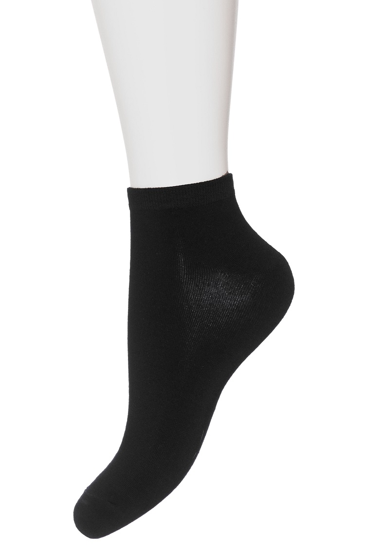 Bamboo short sock Black