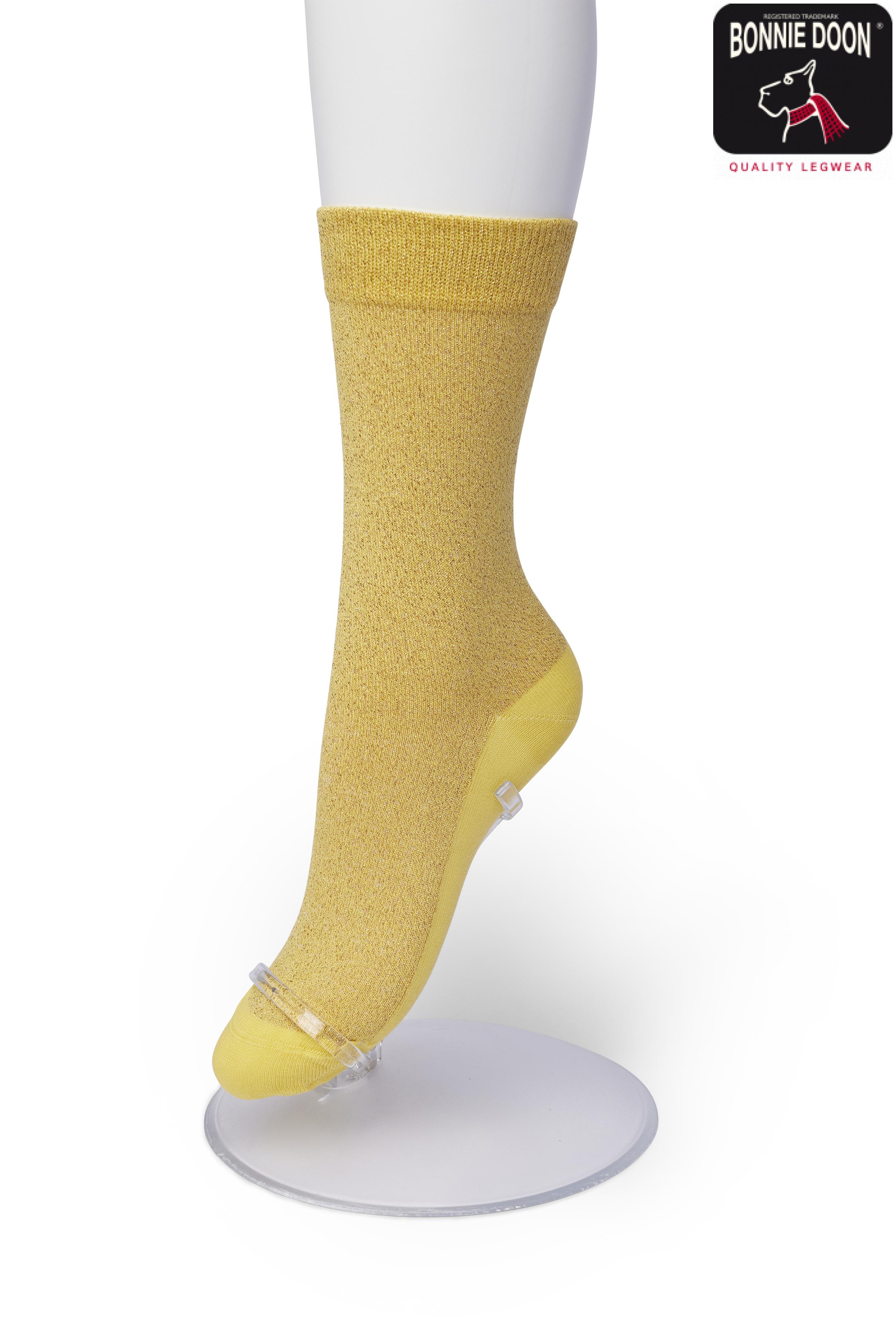 Cotton Sparkle sock Sulphur