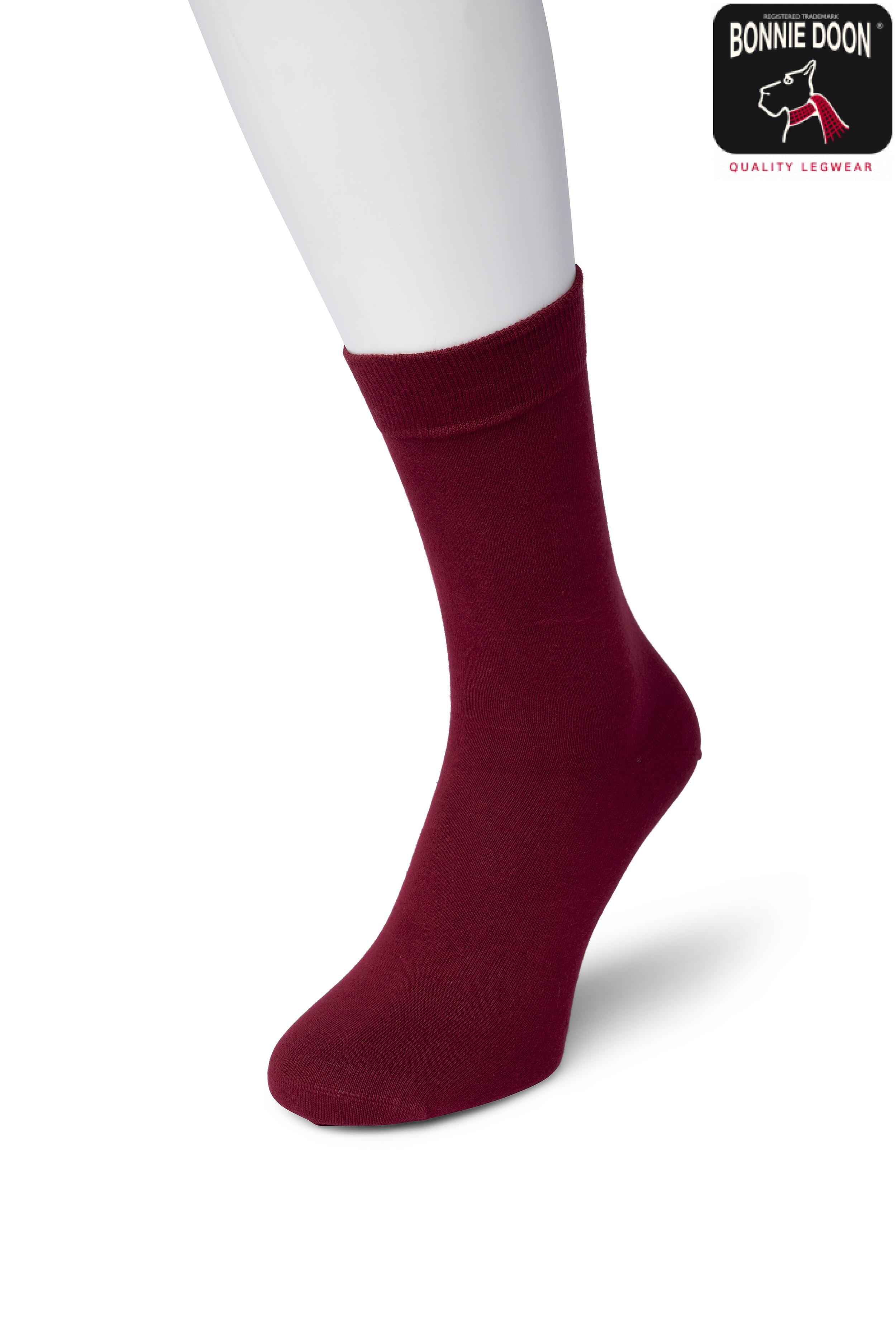 Cotton Sock Bordeaux