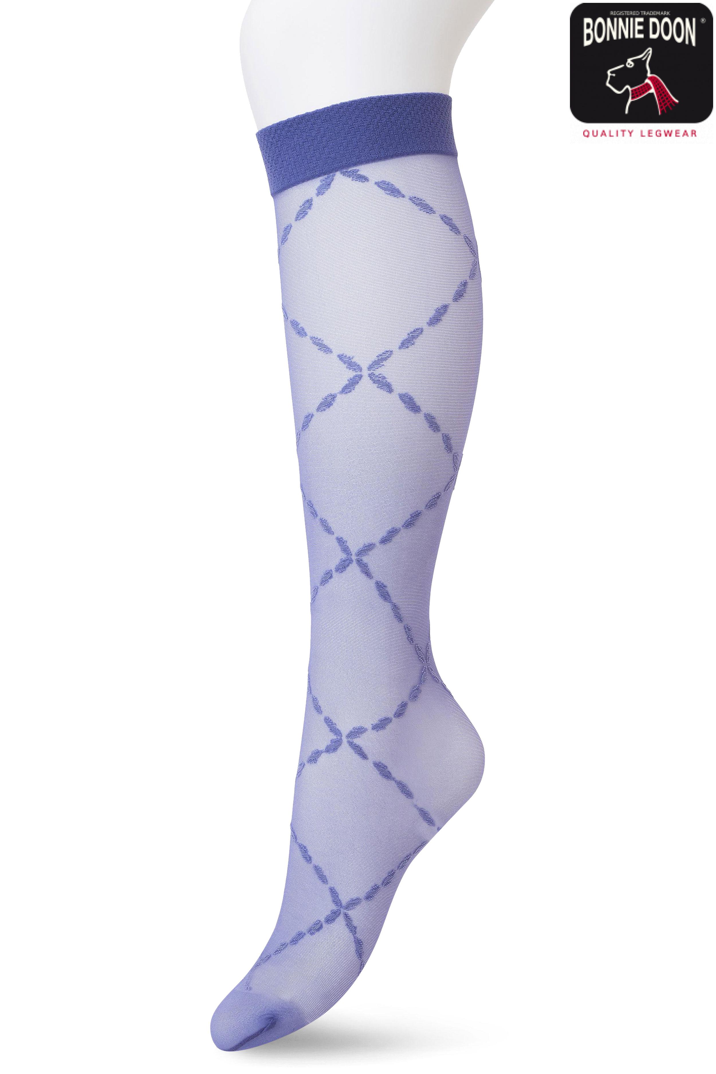 Lozenge knee high Skipper blue