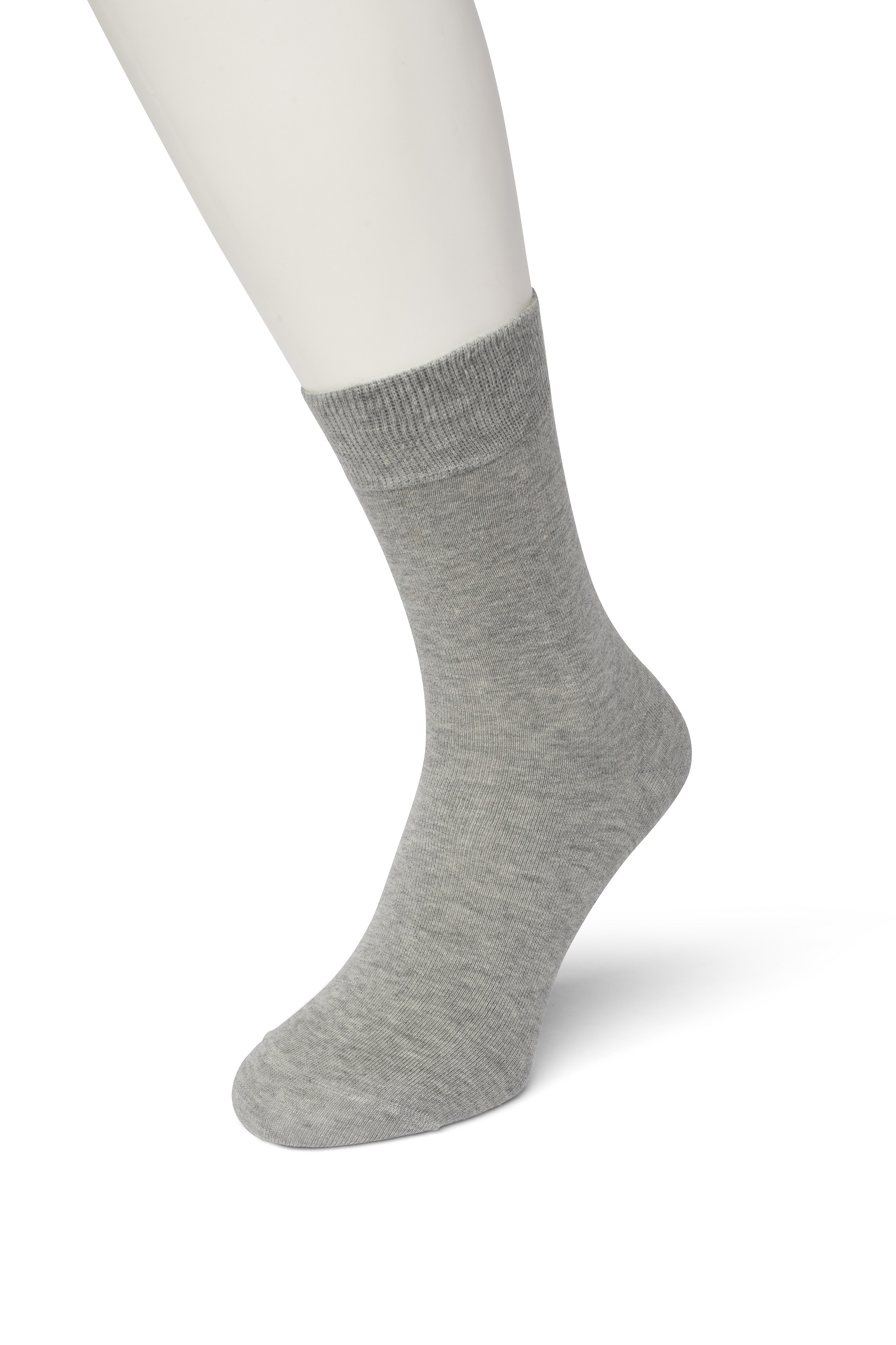 Cotton Sock Light grey heather