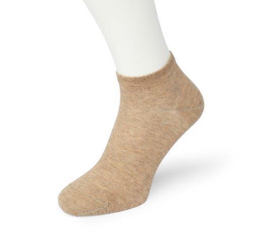 Classic short sock Dark sand