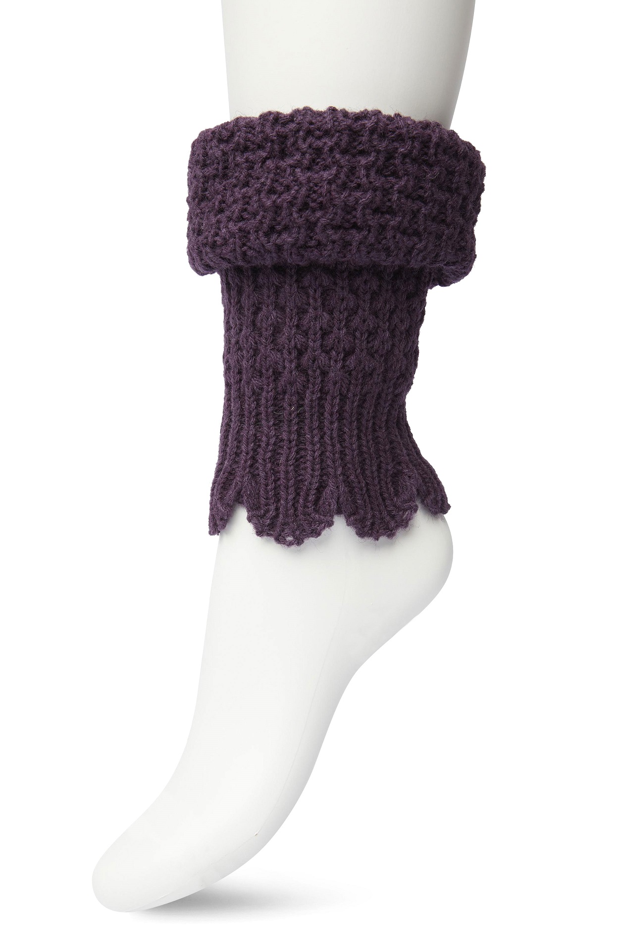 Honeycomb Boot Top Purple velvet