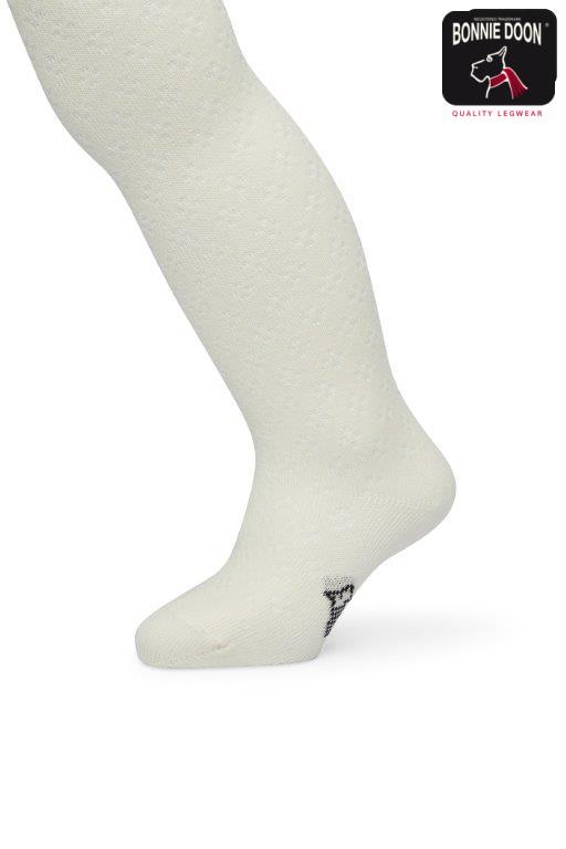 Ajour tights Organic Off white