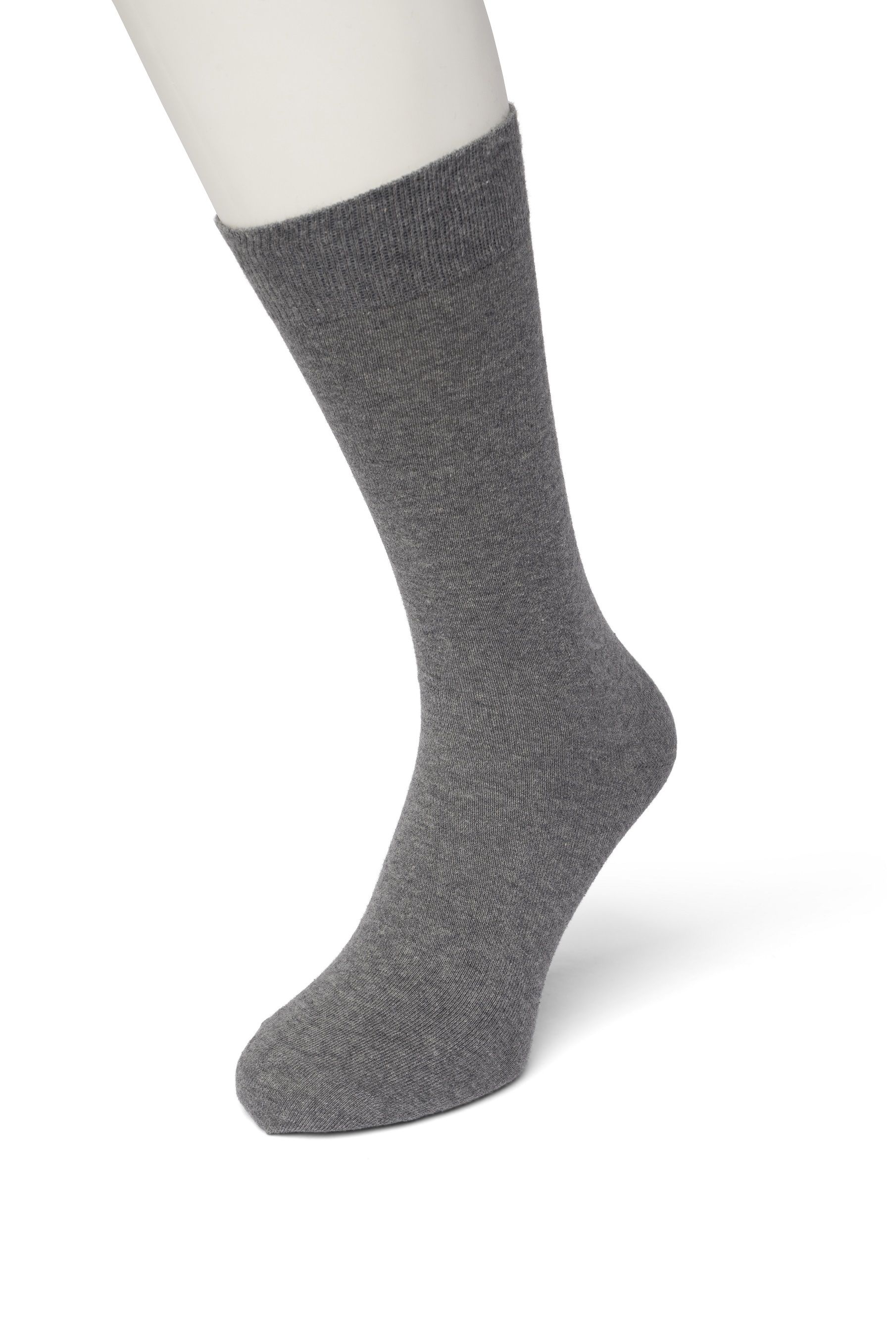 Cotton Sock Medium grey heather