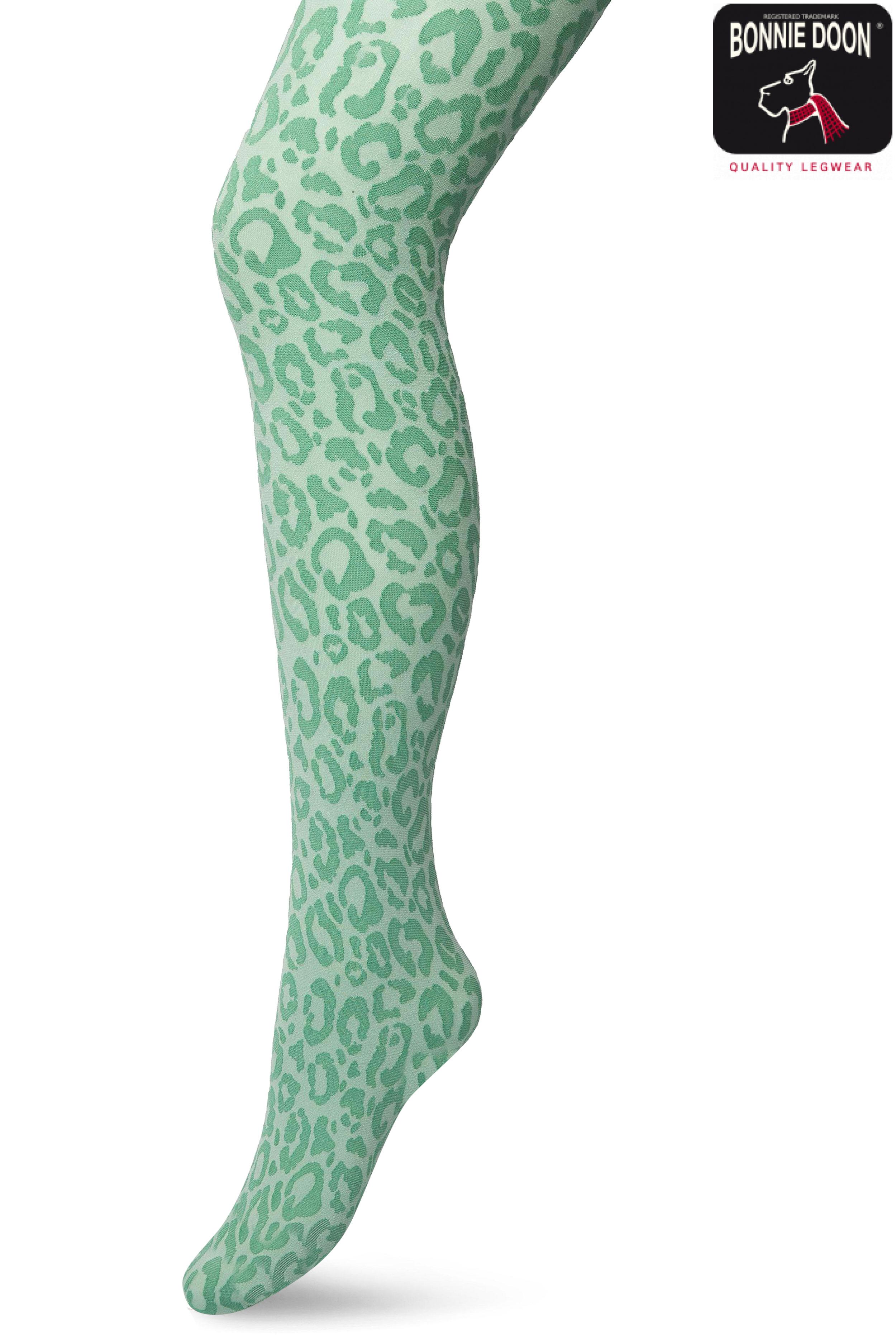 Panther tights 100 denier Malachite green