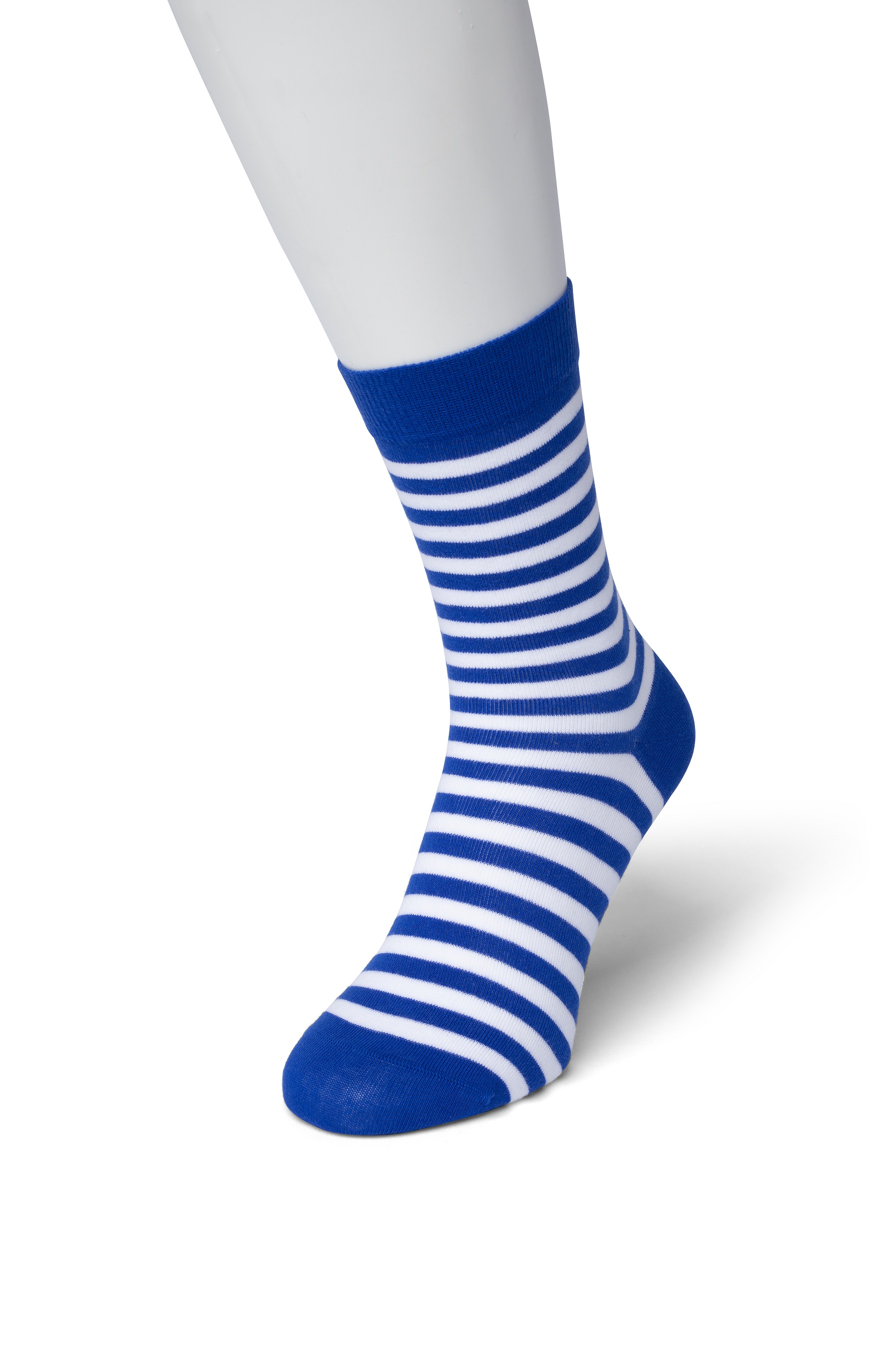 Basic Stripe sock Cobalt